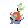 61090krabsmakeitrain animated Discord emote - RunItUp