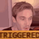cnc_triggeredpewds animated Discord emote | CNC Club 18+