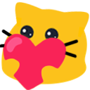 F_BlobCatHeart Discord Emoji from SocialBar | Active Chat • VC Calls • Gaming • Emotes • Hangout • Egirls • Chill • Fun • Friends