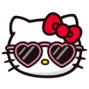 D_4hellokitty_sunglasses Discord Emoji - Lumina.