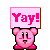 kirbysignyay animated emote - Emmys Universe