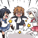 groupkick animated GIF emoji - FancyMan Academy ™