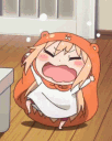 Umaru animated emote from 💫 Solnyra GAMERS