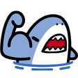 grinderflexingshark Discord sticker | The Grinder
