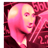 stonksboost animated emote from Roblox LatinoAmerica⭐