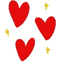 hearts_red3 animated GIF emoji from 🌴 ✨   U T O P I A   ✨ 🌴