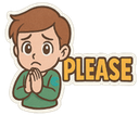 Please Discord sticker from The Core