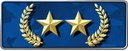 Gold Nova II rank badge featuring two gold stars surrounded by a laurel wreath on a blue background.