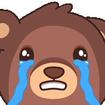 Cry_T_Bearish animated Discord emote - 1ToP