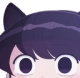 a_cute_komi_stare custom emote - RIZZ HEAVEN | Chill • Hangout • VC • SFW • Events • Friends • Giveaways • Ask to DM • Non Dating