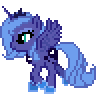 PrincessLuna_walk animated Discord emote | Friendship Academy - MLP
