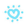 NeonHeart animated emote | The Content Cave🛖