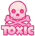 pink_cutetext7 Discord sticker from The Rogue Syndicate