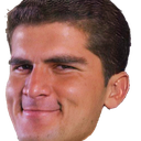 A man with a smug, knowing smirk on his face.