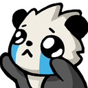 PandaSad custom emote | 🐾 Lisia Nora 🐾