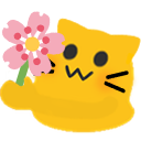 blobcat_flower Discord sticker from BDRP I Border Roleplay
