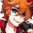tartagliaweaponpixelgif animated emote - Awaken Court House