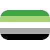 258868flagaromantic custom emote from The Nerd Dungeon: LGBTQ+, Dating, 18+, and Dungeons