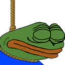pepe_suicide custom emote from ✰Queer Hangout ✰
