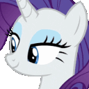 RariWink animated emote | Friendship Academy - MLP