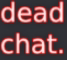 deadchat Discord sticker - BlockMench