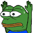 pepehandsup Discord sticker | FriendZone | Make Friends ⋅ Fun Chill Active Chat ⋅ VC Social Gaming ⋅ Memes ⋅ Nitro Emojis ⋅ Anime