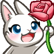 HL_Give_Rose_OwO animated Discord emote from ♡ Dhadkan || Chill・Social・Dating・Hindi・Fun・Active・VC