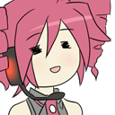 Kasane Teto with pink hair and a headset giving a smug, unimpressed expression.