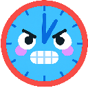 clock_mad Discord sticker - Popcorn Server