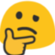 blob_think custom emote from Italian Mapping's Planet