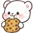 notgg_cookielavs Discord sticker | Active VC Server • Chill • Hangout • Socialize • Voice Chat • Anime • Sfw