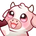 pink12_cow_hi Discord sticker | ⚔ ✧ 𝑬𝒙𝒕𝒊𝒏𝒄𝒕 & 𝑼𝒏𝒉𝒊𝒏𝒈𝒆𝒅 18+ | Official