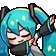 miku_dab custom emote from #VTuberTH/ToBreakTheLoop