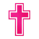 pinkcross Discord sticker - /r/christians