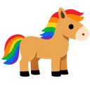 gaypridehorse Discord sticker - ✰Queer Hangout ✰