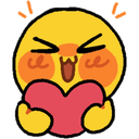 xholdingheart Discord sticker - Lanie's Corner