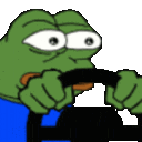 PepeDrive animated emote from Speed Wallet