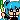 Hatsune Miku with wide, shocked eyes and a pixelated expression.