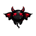 485868blackreddevilemoji Discord sticker | 𝕄𝕚𝕤𝔽𝕚𝕥 ℂ𝕣𝕖𝕨