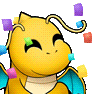 DragoniteConfetti animated GIF emoji | Pokémon Champions | VGC Battles & Tournaments