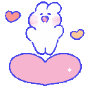 Bun_Jumpies animated Discord emote from 𓆩❈𓆪 Sylvara Café 𓆩❈𓆪