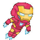 ironman animated emote from Technological Butter