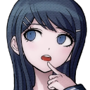 6380_sayaka_maizono_thinking Discord sticker - Nova Luna (新月)