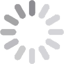 Loading spinner icon with gray segments arranged in a circle.