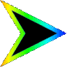 ArrowRightGlow animated GIF emoji from Fire Zone
