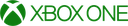 Xbox One logo in green on a black background.