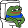 peepotoilet animated emote from Snapchat Social Club™