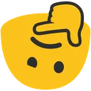 blobthinkingdown Discord sticker - MacPaw