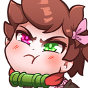 Raptonjiro_Sonrojo Discord sticker - Legión Raptor / MiniRaptors