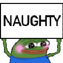 naughtypepe animated GIF emoji - Starpatch